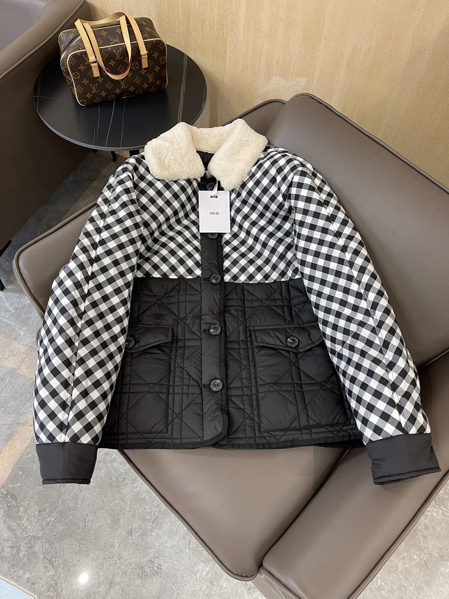 Puffer jacket on sale without collar
