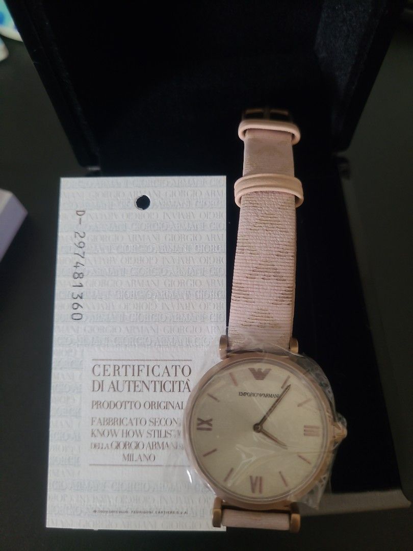 Giorgio armani ladies watch discount