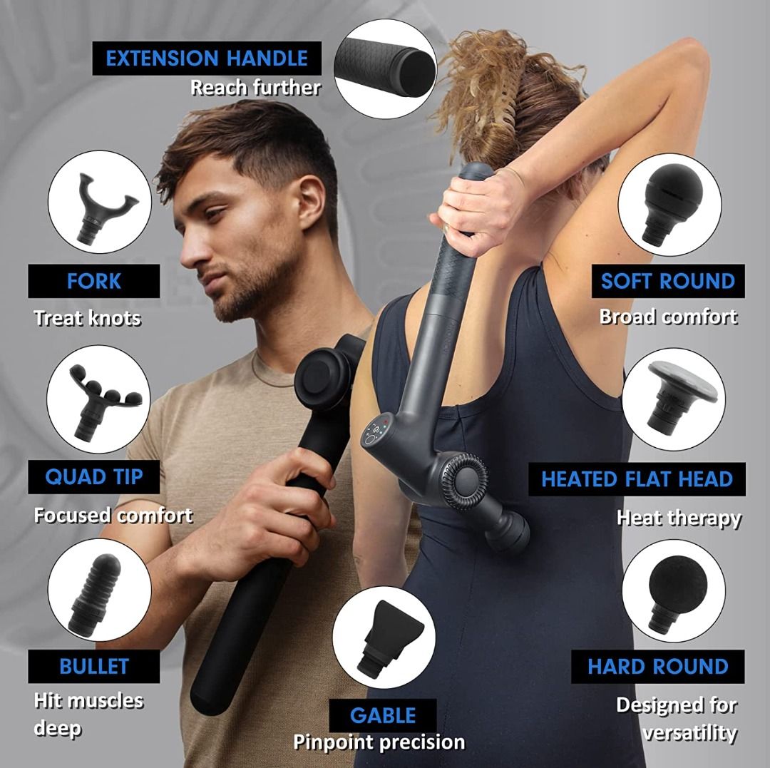 Massage gun attachment hot sale