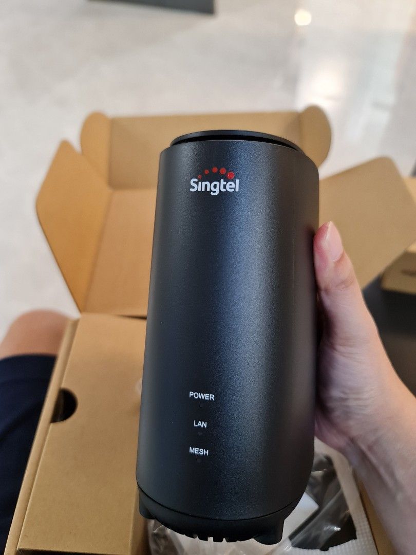 Singtel new router clearance