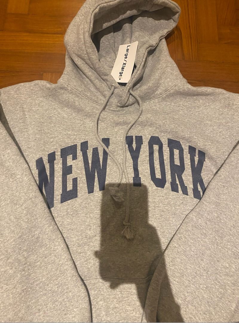 BRANDY MELVILLE NEW YORK HOODIE AUTHENTIC, Women's Fashion, Coats, Jackets  and Outerwear on Carousell
