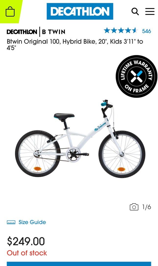Btwin original 3 clearance 26 pouces