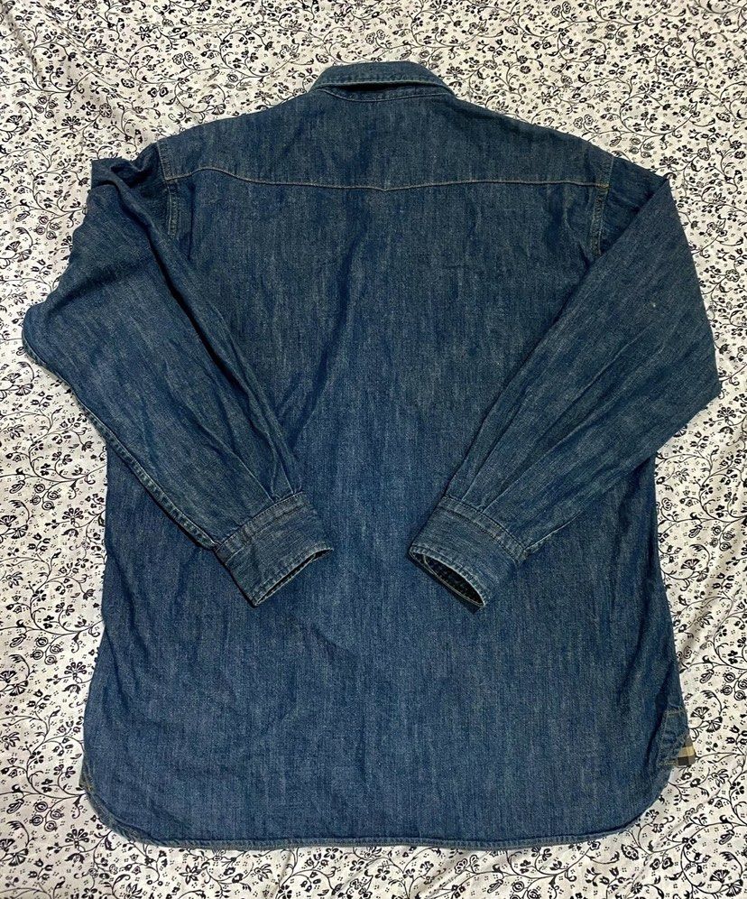 burberry denim shirt Men s Fashion Tops Sets Tshirts Polo