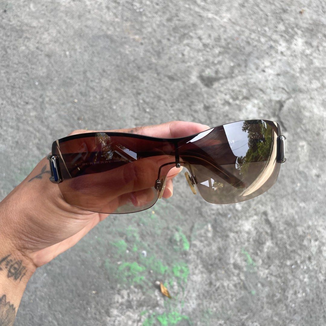 Burberry cheap rimless sunglasses