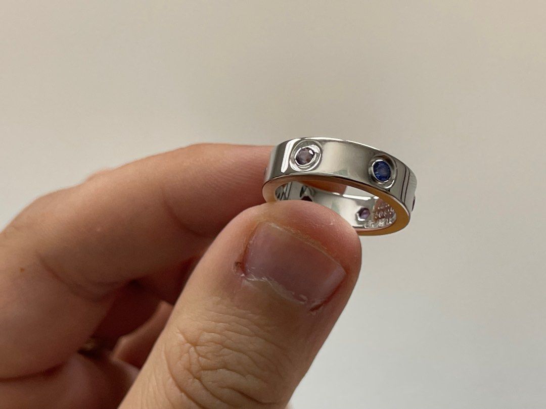 Cartier white ring on sale