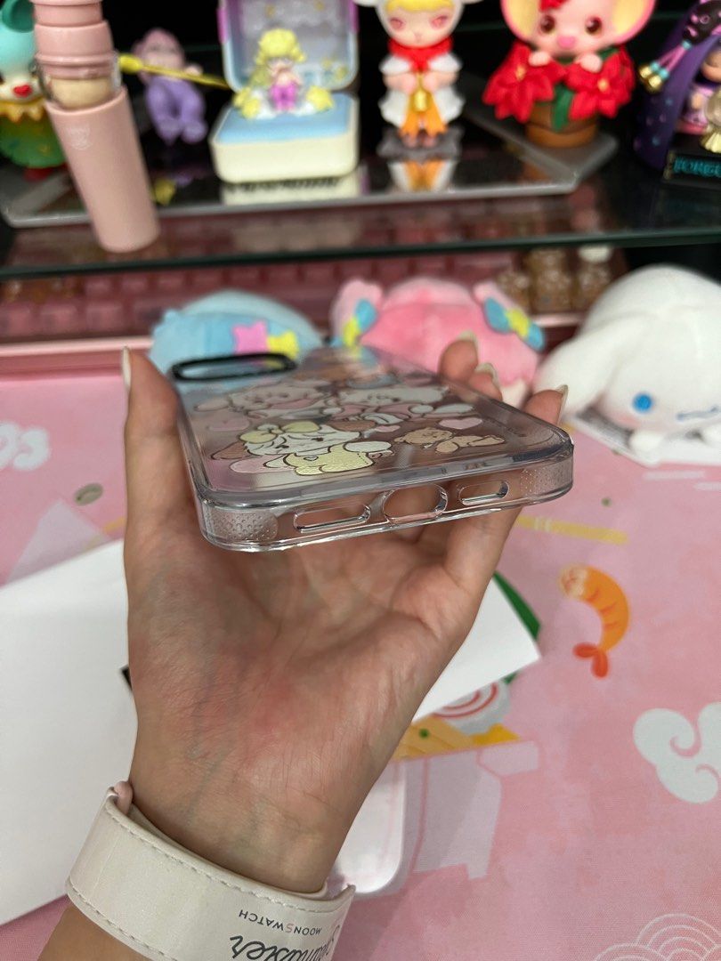 CASETiFY Mikko Characters in Antiyellowing Clear Magsafe Case for