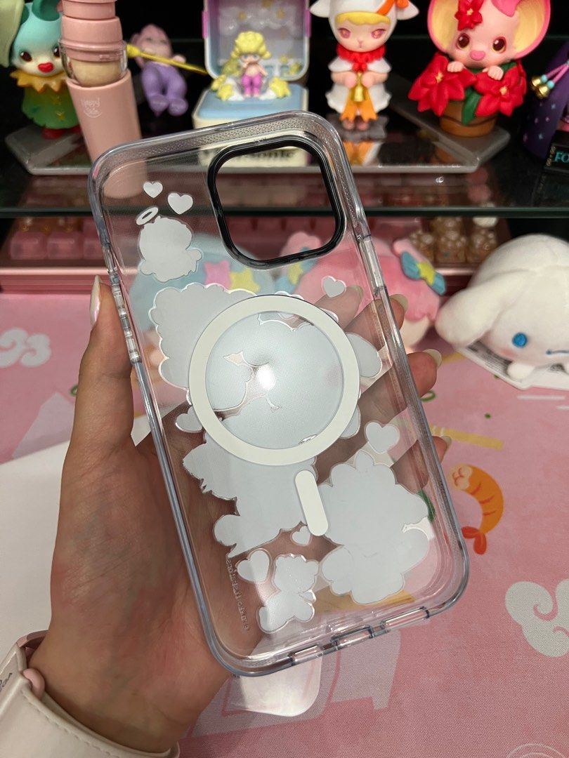 CASETiFY Mikko Characters in Antiyellowing Clear Magsafe Case for