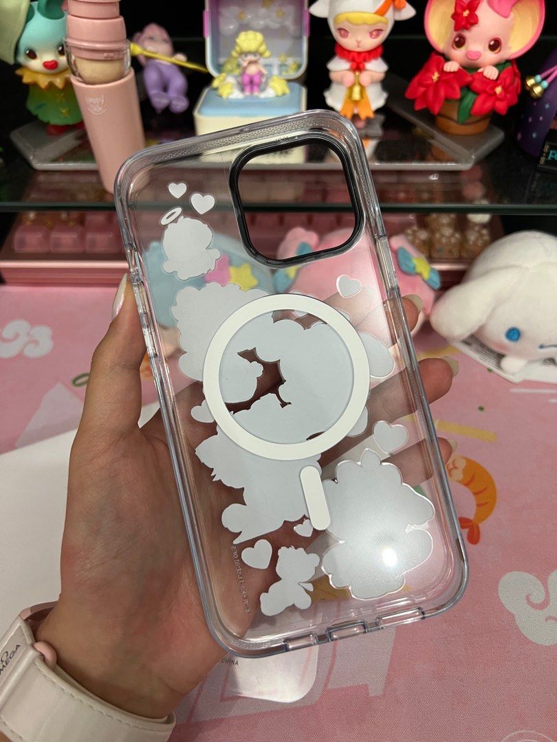 CASETiFY Mikko Characters in Antiyellowing Clear Magsafe Case for