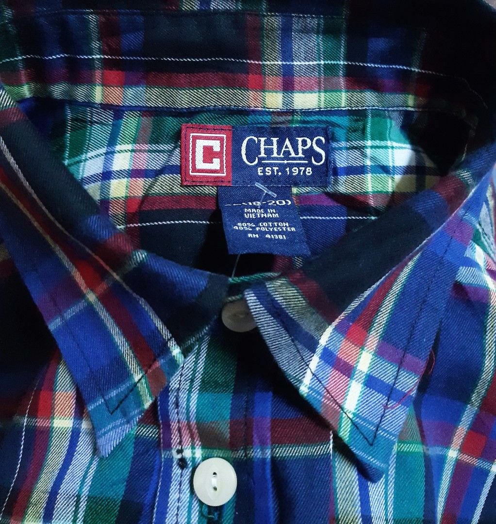 Chaps Est.1978 Ralph Lauren Original Casual Shirt Men s Fashion