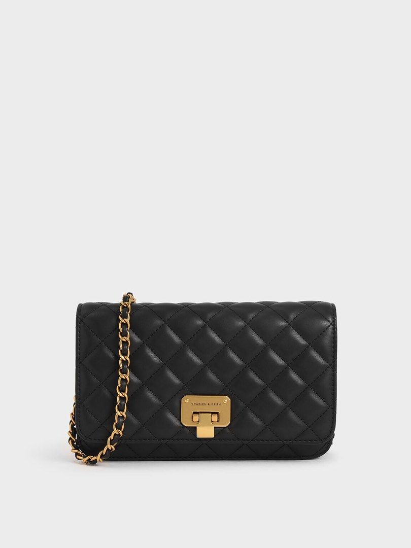 Charles and keith quilted clutch best sale