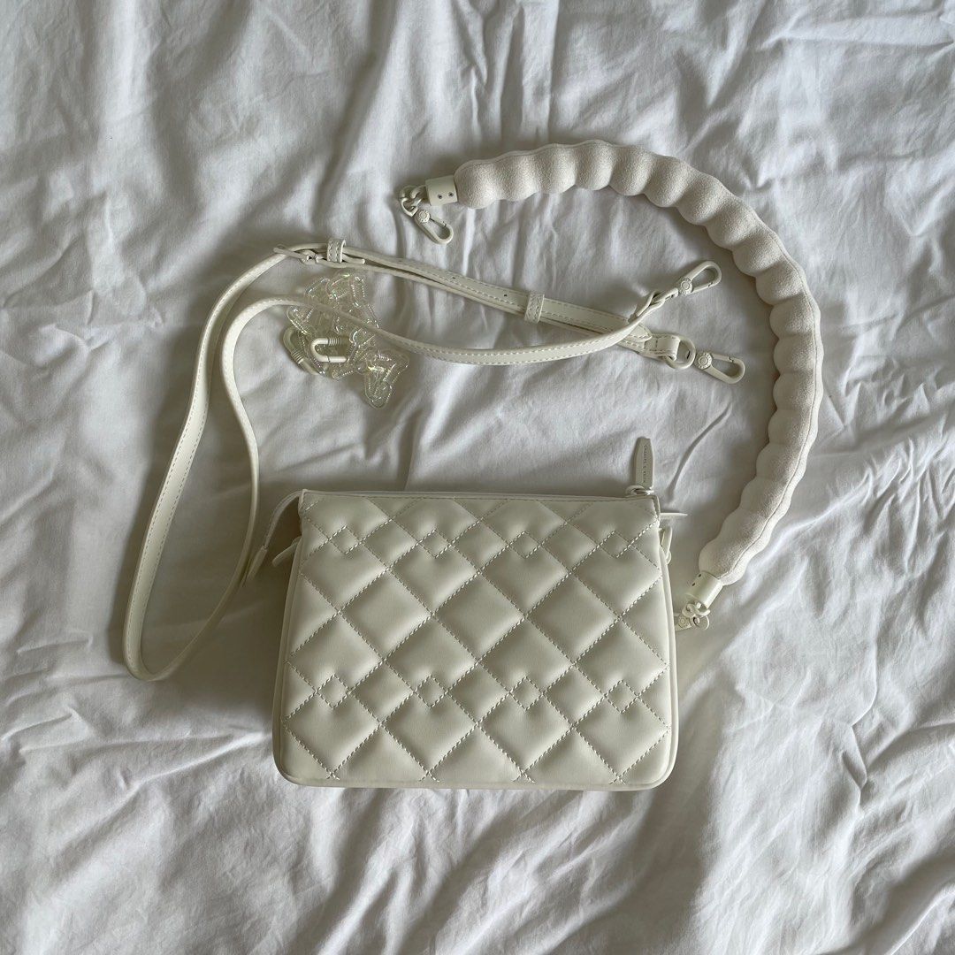 Quilted discount satchel bag