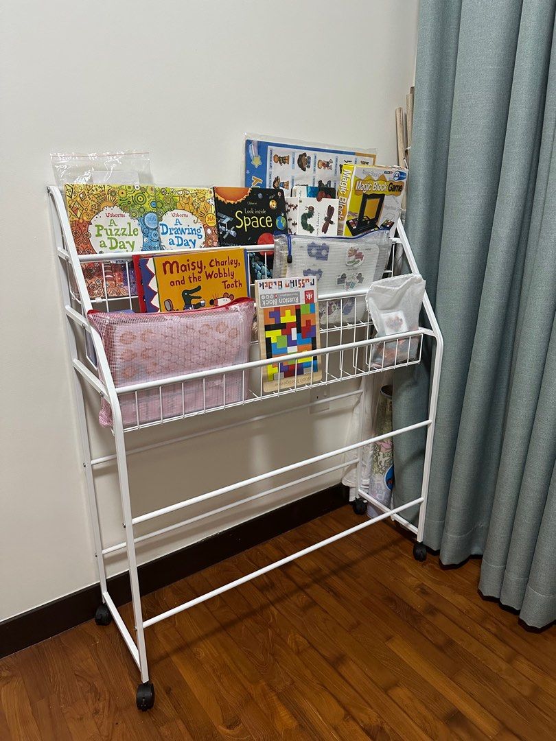 Children’s book rack and toy storage, Furniture & Home Living