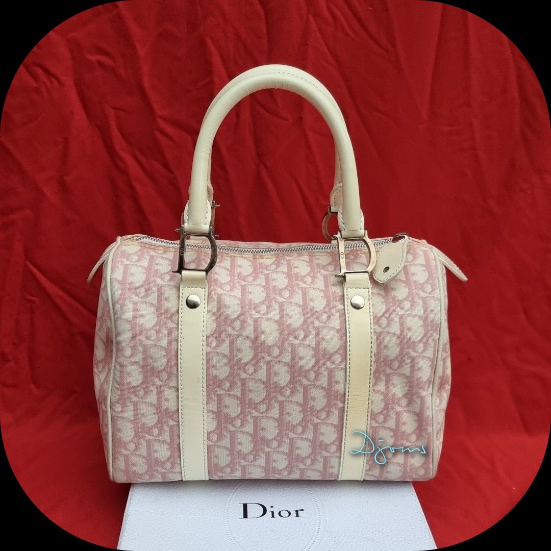 Christian Dior Mini Boston Bag, Luxury, Bags & Wallets on Carousell