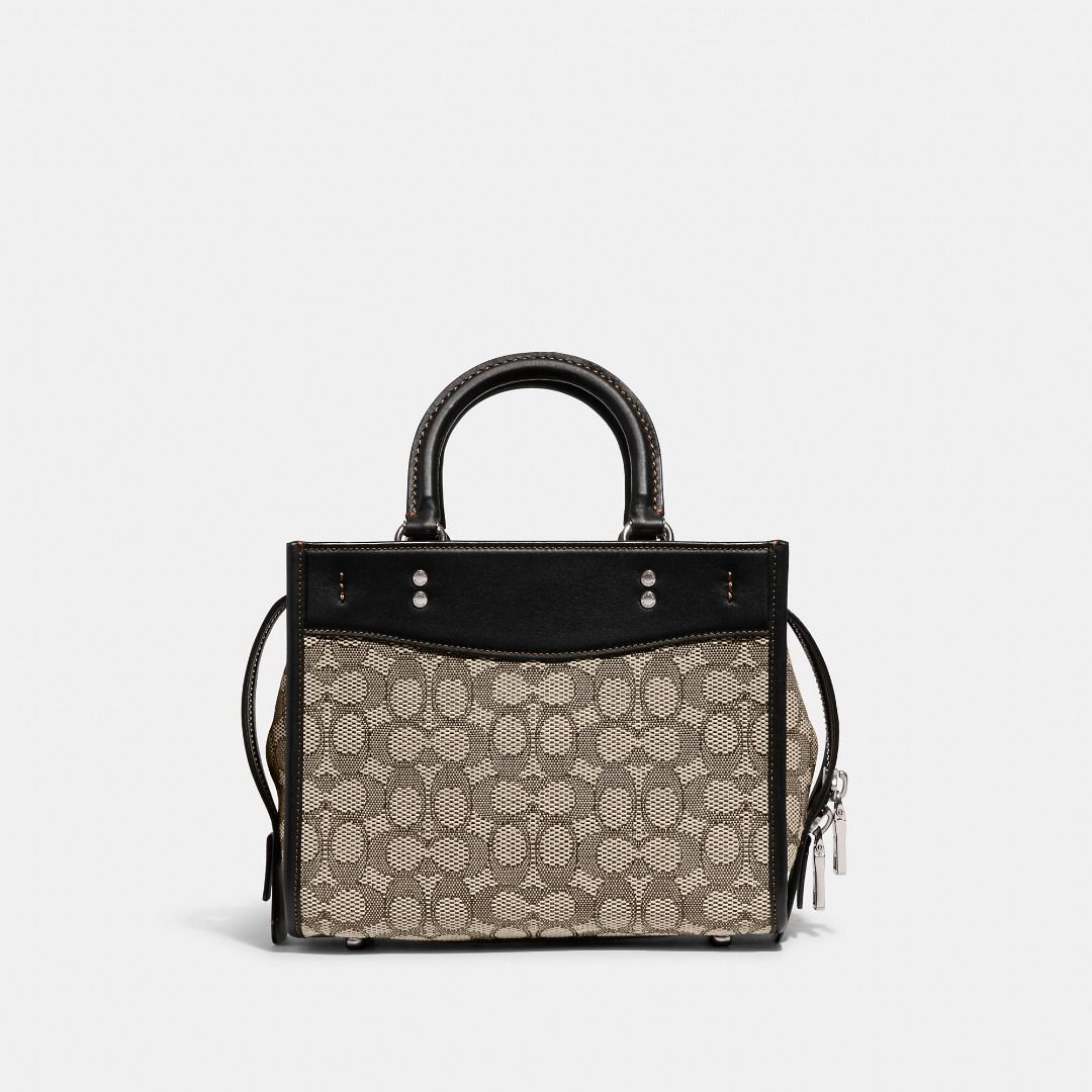 COACH, ROGUE 25 IN SIGNATURE TEXTILE JACQUARD, 名牌, 手袋及銀包 - Carousell
