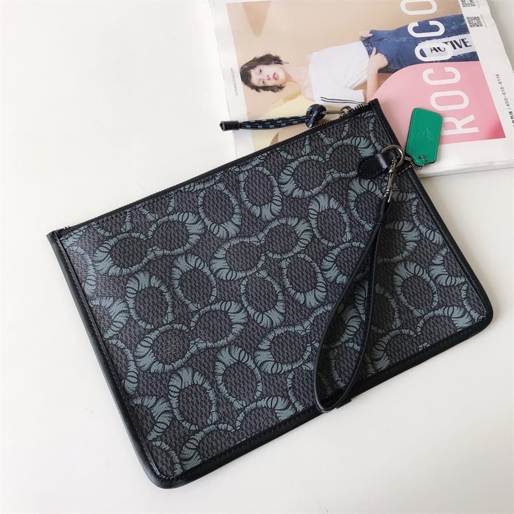 Coach X Michael B Jordan Charter Pouch In Mummified Signature