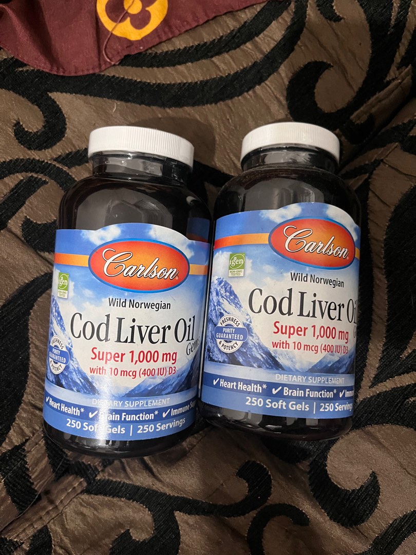 Cod Liver Oil Supplements, Health & Nutrition, Health Supplements
