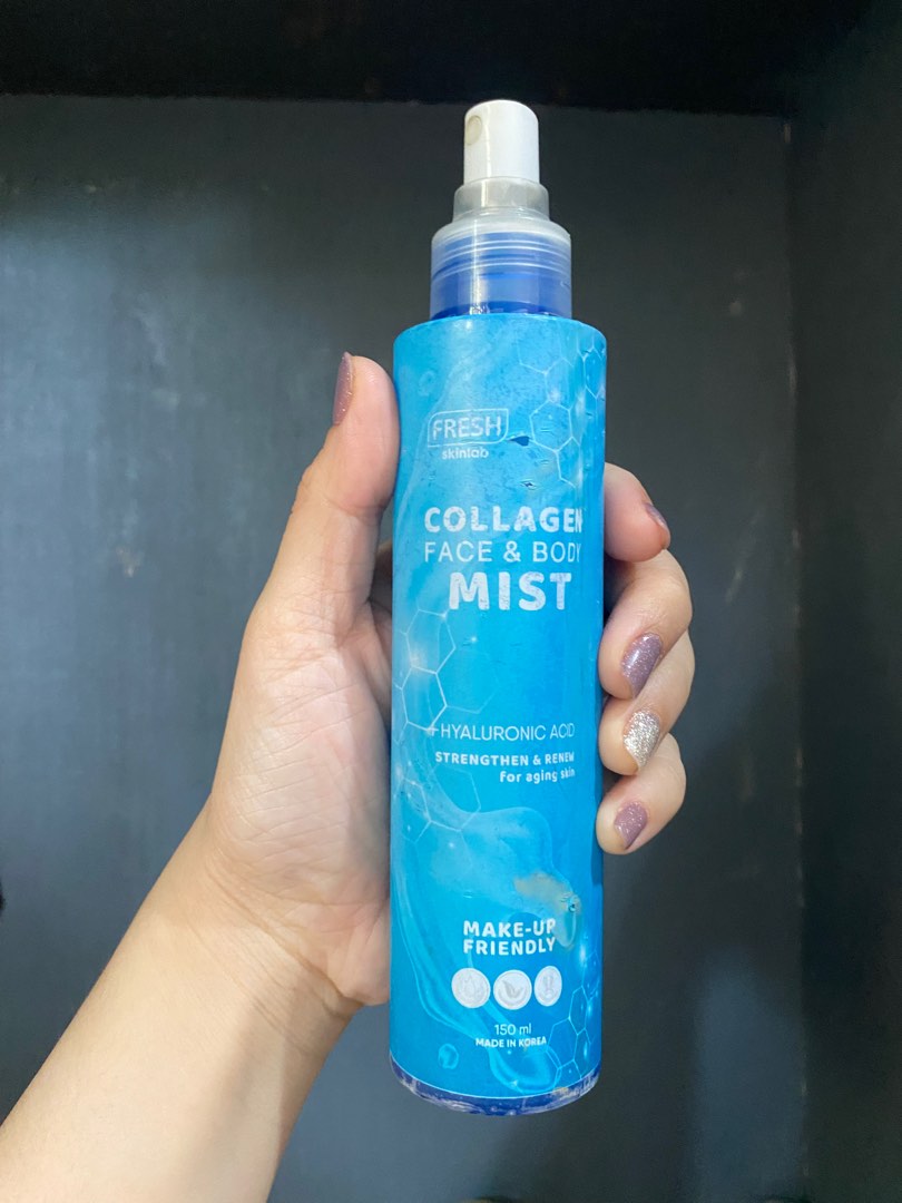 Collagen face and body mist on Carousell