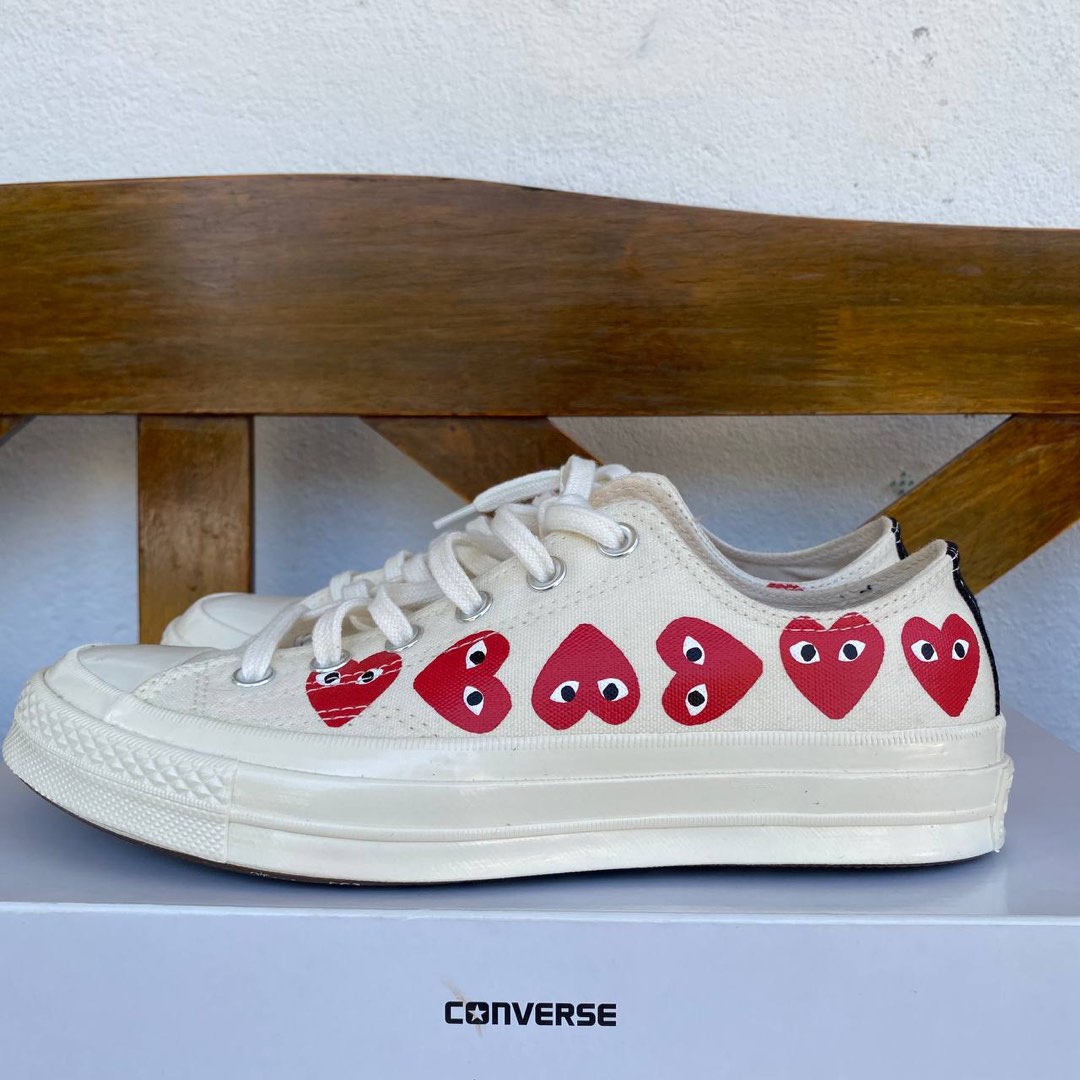 Converse CDG Multi Heart Women s Fashion Footwear Sneakers on