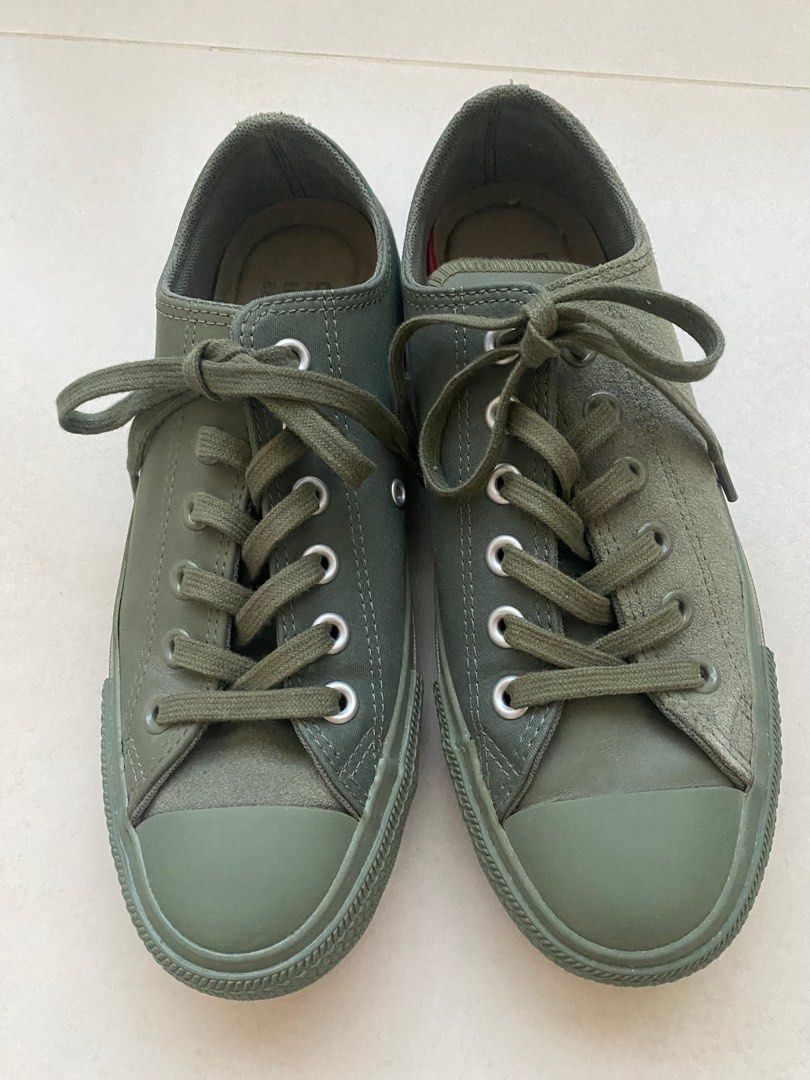 Converse Chuck Taylor x BEAMS Engineered Garment Leather Suede Sneakers US5.5 JP24.5