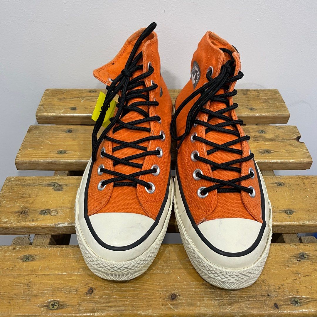 Orange gore store tex converse