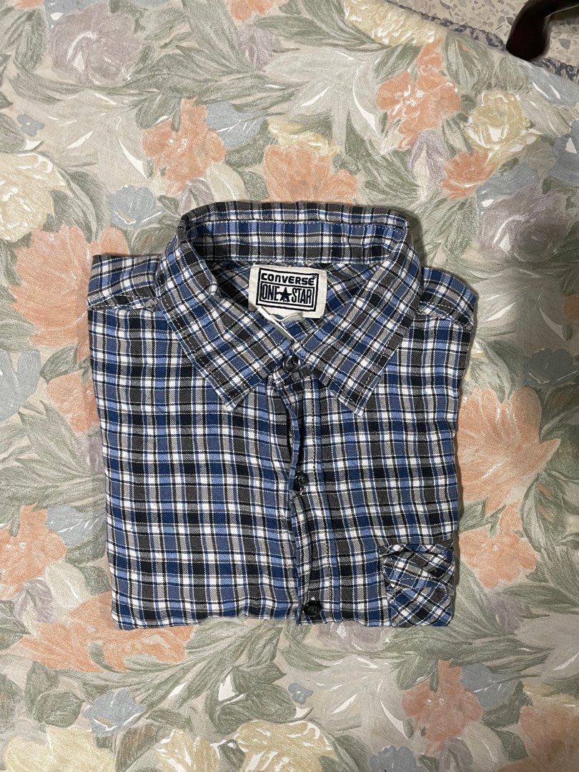 Converse one 2025 star flannel shirt