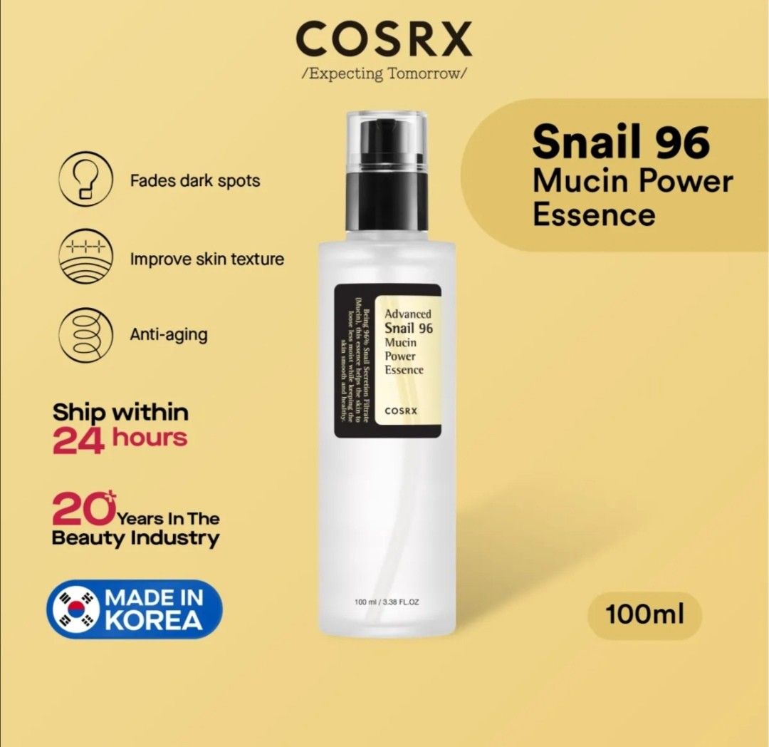 COSRX Advanced Snail 96 Mucin Power Essene, Beauty & Personal Care