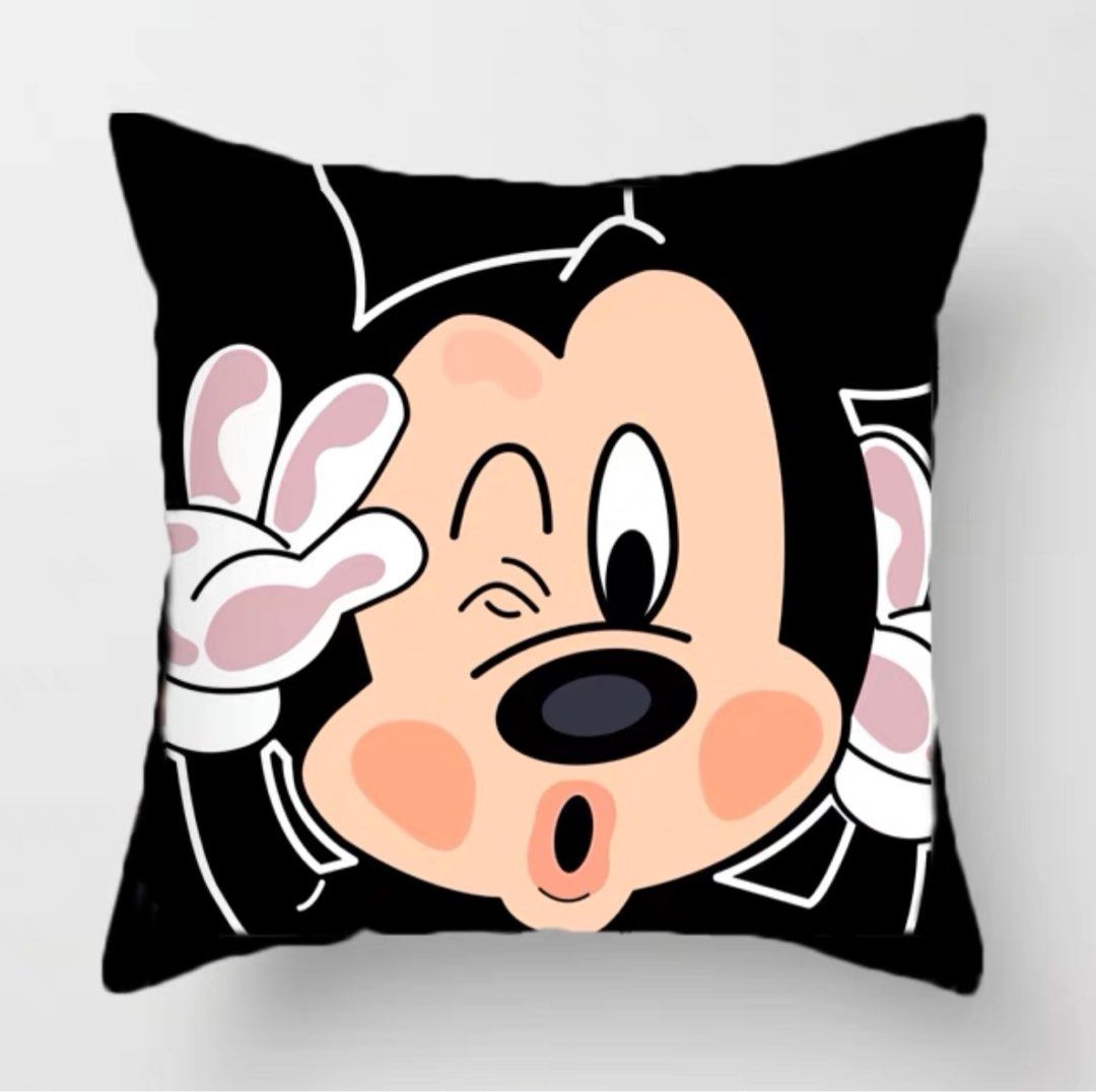 Cushion with Cover Chair Sofa Bed Mickey Mouse Minnie Mouse Daisy