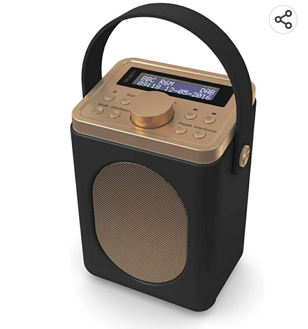 DAB+ Digital and FM Bluetooth radio | Battery Powered Portable DAB ...