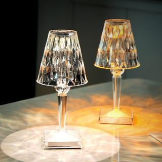 Diamond Crystal Night Light Table Desk Lamp
