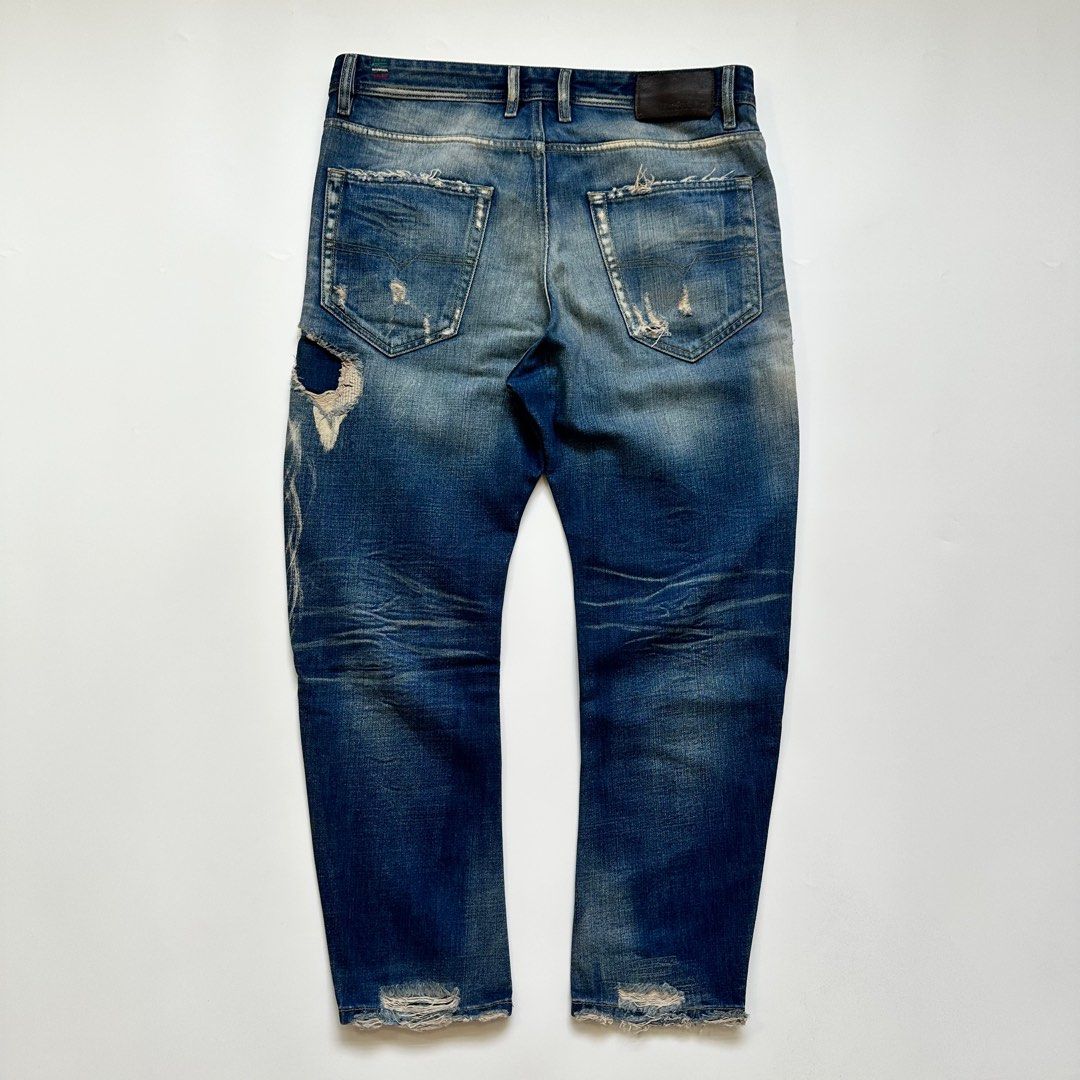Diesel Narrot 0074M Dark Stone Washed Distressed Denim Jeans, Men's  Fashion, Bottoms, Jeans on Carousell