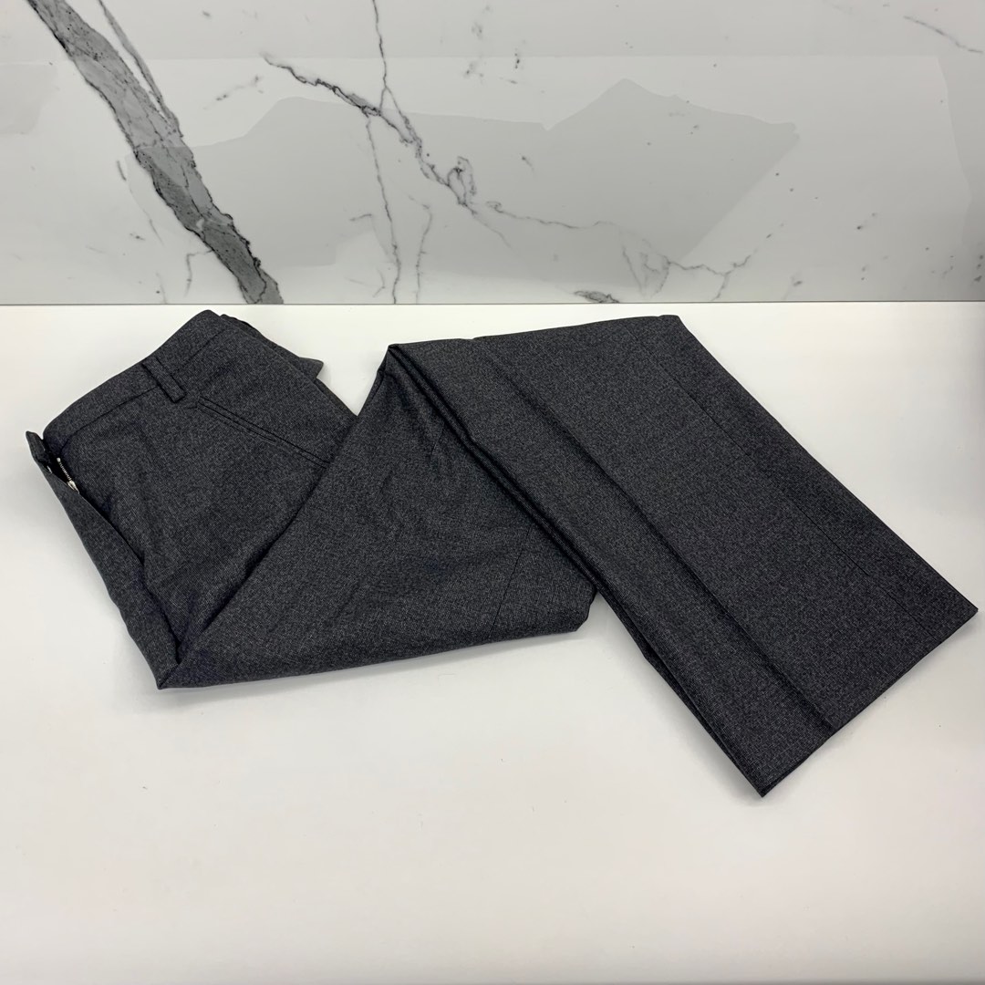 DIOR DARK GREY SUIT PANTS 227026598 ^, Luxury, Apparel on Carousell
