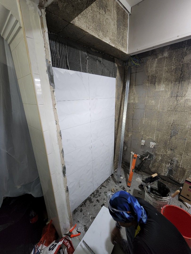 Direct Tiler, Toilet Renivation, Kitchen Renovation, Hacking, Cement works, Tile Overlay, Screeding, Full House Renovation, Reinstatement, Direct Contractors, Ceramic tiles, Masonry,62863092944130111