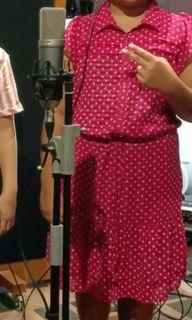 Dress pink anak