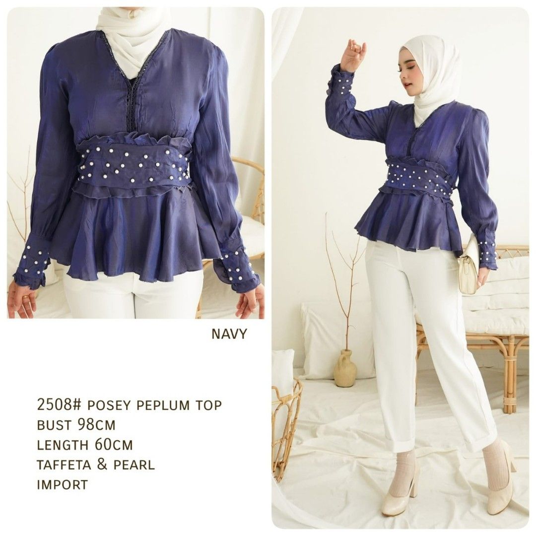 Baju peplum top hotsell