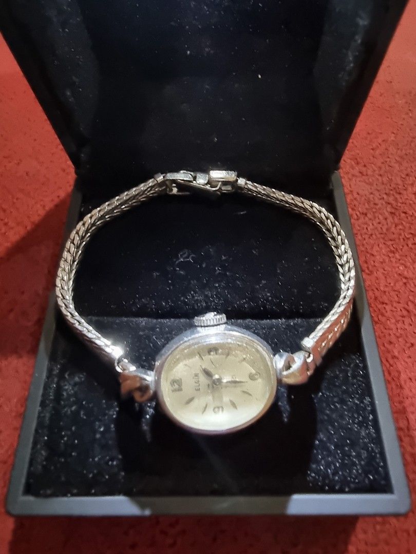 Elgin Vintage Watch (Category: Women's Watches) located in Mandaluyong City. Submitted by selleyo (Listing ID 1224641536, Image 2). Description: Elgin Vintage Watch 21 Jewel 10K RGP Bezel de Susi For Ladies Small Wrist...