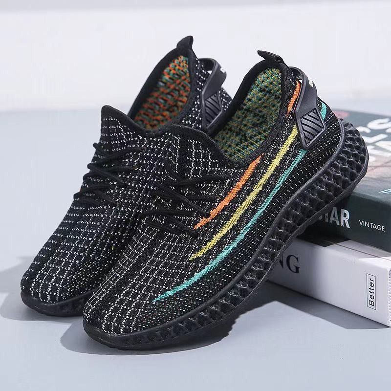 Men's breathable sports shoes top casual sneakers 4 colors