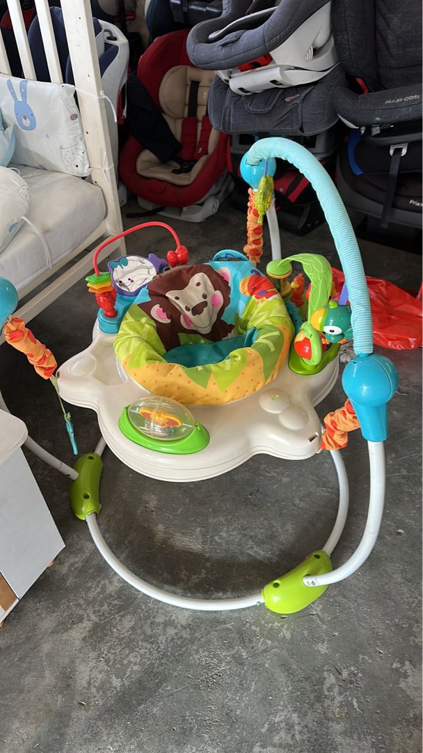 Fisher price baby jumperoo 2024 monkey