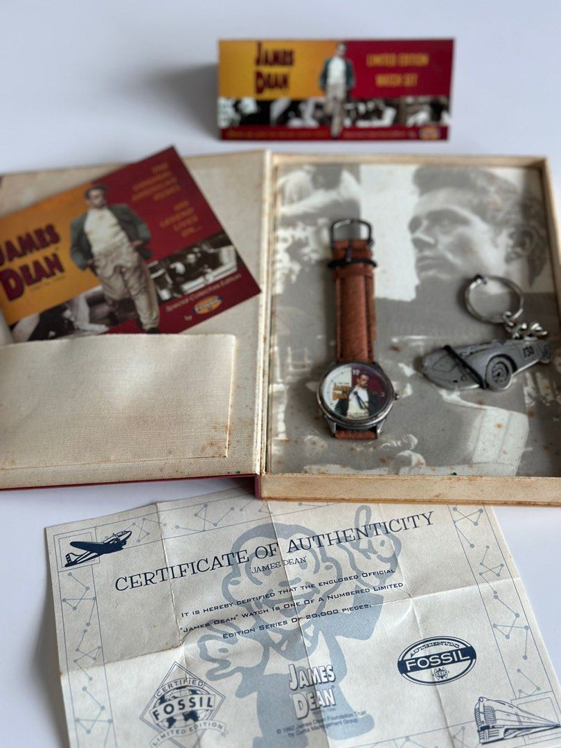 JAMES DEAN FOSSIL LIMITED EDTIONWATCH タレントグッズ