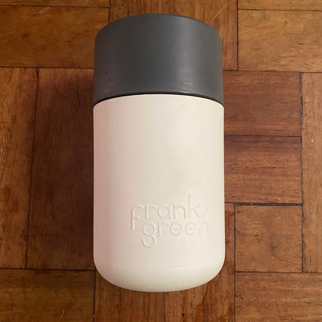 Frank Green Coffee Cup push button lid, Furniture & Home Living