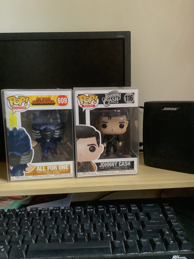 Funko Pop (Category: Designer & Blind Box Toys) located in Makati City. Submitted by Cobykobe (Listing ID 1224600230, Image 1). Description: PhP 450 for both! Both with protectors free! Never been taken outside the box! 💚.