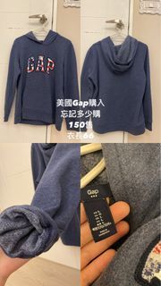 （可議）GAP|帽踢｜藍色衛衣｜帽t|oversized