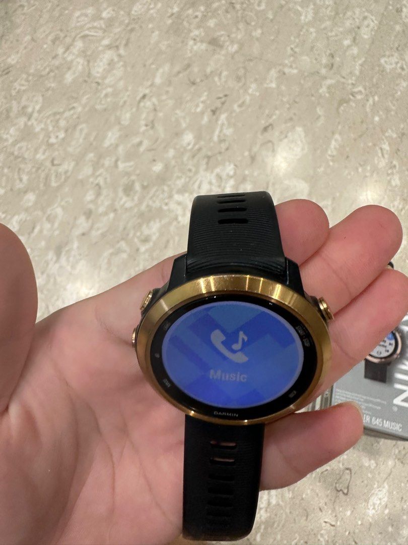 Garmin forerunner 645 music gold top