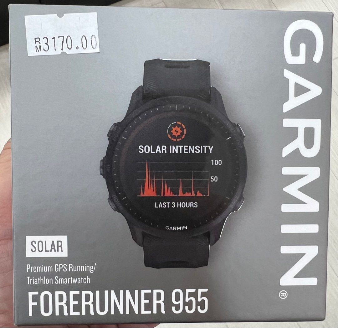 Garmin FORERUNNER 955 SOLAR Men s Fashion Watches Accessories