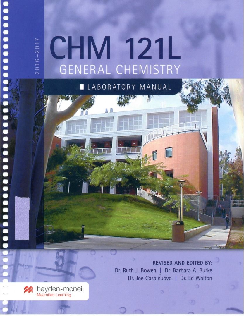 General Chemistry Laboratory Manual, Hobbies & Toys, Books & Magazines ...