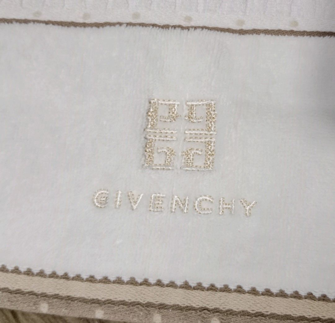 Givenchy Face Towel (Category: Face Care) located in Caloocan City. Submitted by sassypurchased (Listing ID 1224605985, Image 2). Description: Givenchy Face Towel 199 Good condition From Japan Preloved Shop NOT UKAY SOURCE Measurements: H-13 L-13 inches approx DETAILS ARE POSTED IN THE PIC ♥️Sold as is. What you see is what you get. Price reflects condition ♥️Please manage your expectations because it is a pre-loved item and will show signs of we