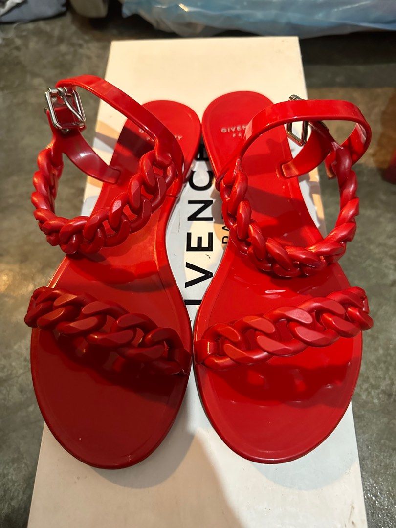 Givenchy jelly cheap chain sandals