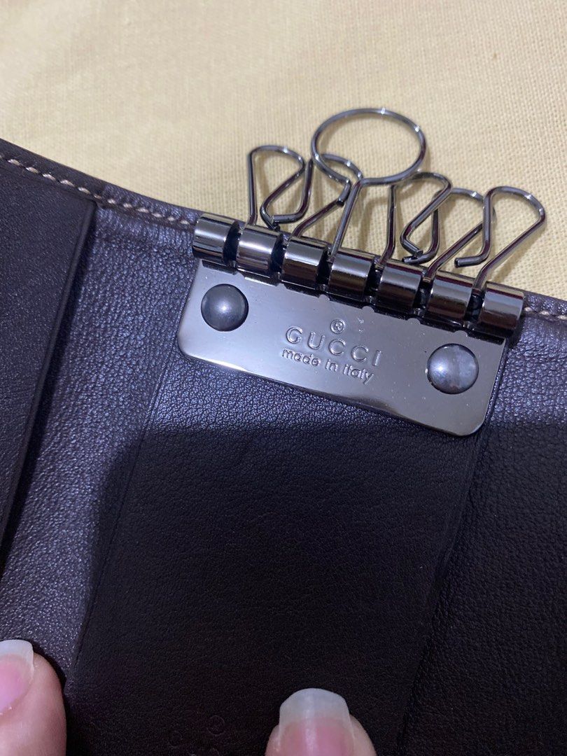 Gucci key holder, Luxury, Bags & Wallets on Carousell