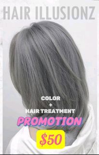 Hair Color + Hair Treatment