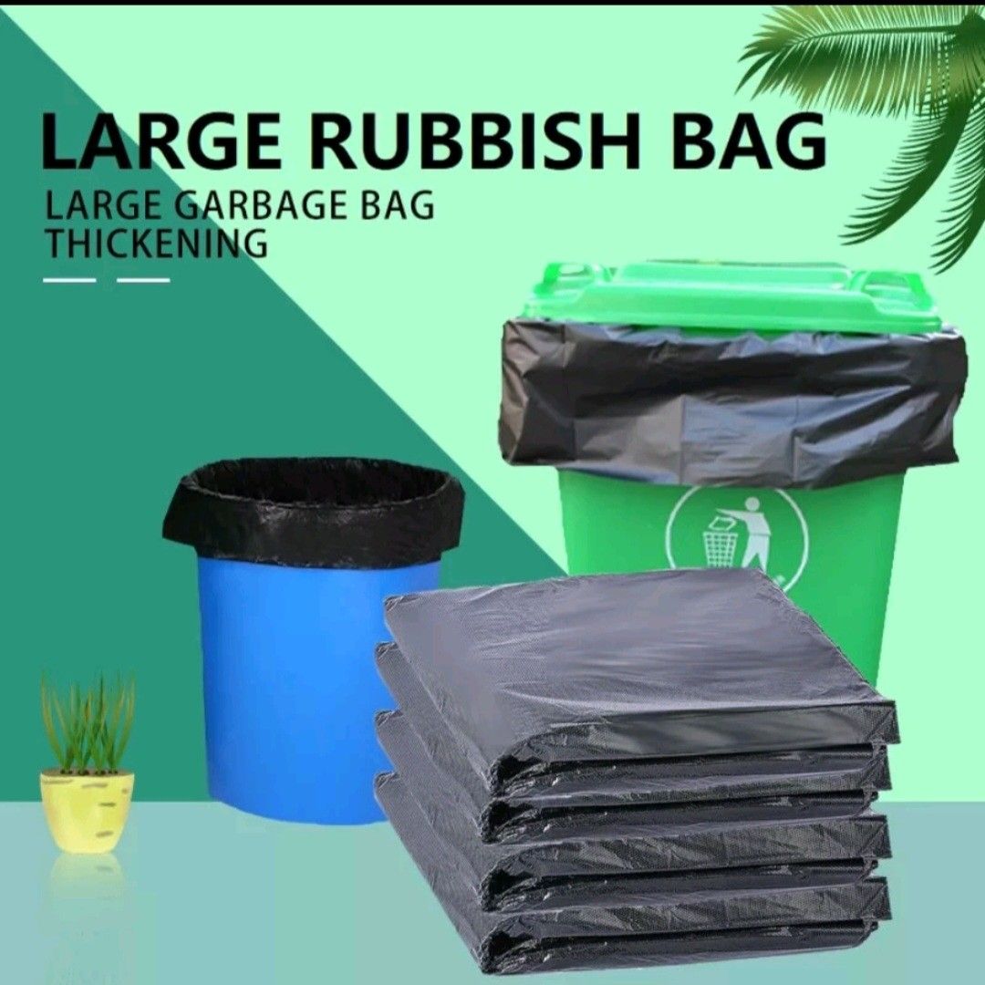 Heavy duty large garbage bag, Furniture & Home Living, Cleaning & Homecare Supplies, Waste Bins