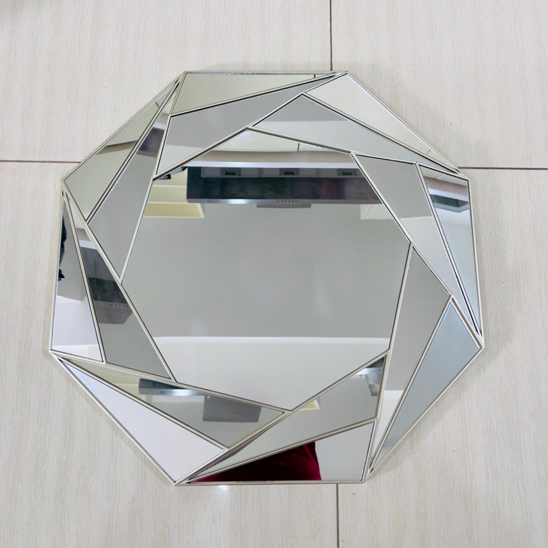 Octagon Mirrors, Furniture & Home Living, Home Decor, Mirrors on Carousell